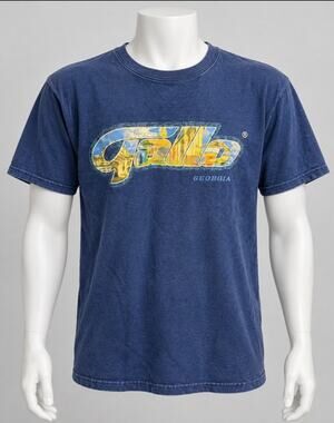 Tzolkin Guate Guatemala Graphic Shirt Mens XL Blue Pre Owned